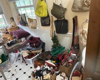 Nicer handbags, baskets, pillows 