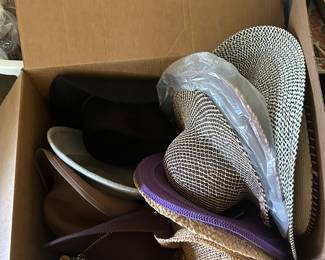 tons of western snd straw hats 