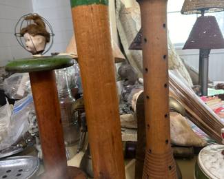 wooden spools 