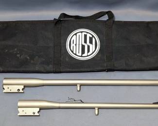 Rossi .22 LR Barrel With Fiberoptic Sights, And 20 ga 3" Chamber Barrel, In Rossi Carrying Bag