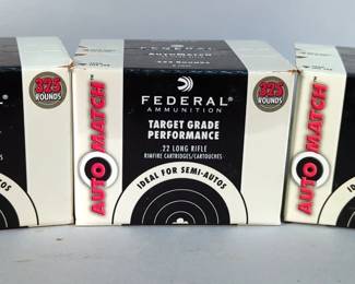 Federal AutoMatch .22 LR Ammo, Approx 975 Rds