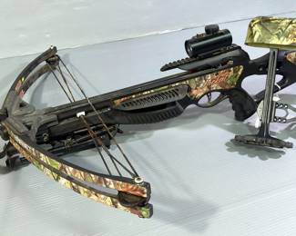 Barnett Jackal Crossbow, With Barnett Red/Green Sight And Bipod