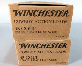 Winchester .45 Colt Cowboy Action Load Ammo, Approx 100 Rds