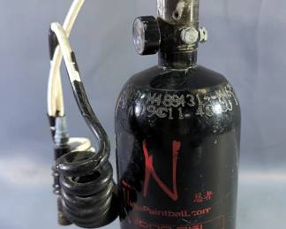 Ninja Paintball 3000 psi Air Tank With Foster Fitting On Hose
