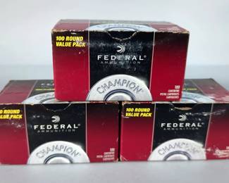 Federal 9mm Luger Ammo, Approx 300 Rds