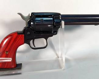 Heritage Rough Rider .22 Cal 6-Shot Revolver SN# C84575, With .22 Mag Cylinder, Cocobolo Grips, In Box