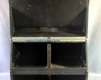 Handgun Storage Case, Holds Up To 5 Handguns, Lower Compartments In Front And Rear, Upper Tray Slides Out