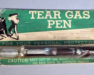 Penguin Associates Inc TG-7 .38 Cal Tear Gas Pen Gun, SN# Not Found