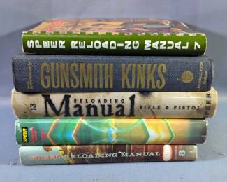 Speer Reloading Manuals, Includes Numbers 7, 8, 10, And 13, And Brownell's Gunsmith Kinks Book