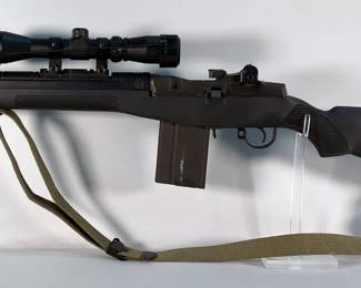 US Rifle Springfield Armory M1A Socom 16 7.62x51 Nato Rifle SN# 287496, 1-20 Rd Mag, 2-10 Rd Mags, Aim 2-7x42 Scope With Paperwork, Paperwork, Sling