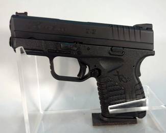 Springfield Armory XDs 3.3 .45 ACP Pistol SN# XS693724, 4 Mags (2 Are Extended), 4 Holsters, Paperwork, In Hard Case