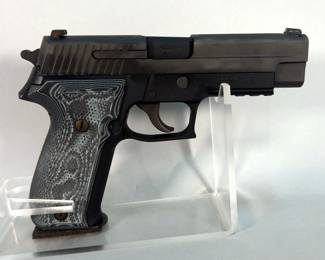 Sig Sauer P226 9mmx19 Pistol SN# 47A051428, 2 Total Mags, Extra Grips, Includes Orig Bbl, In Hard Case