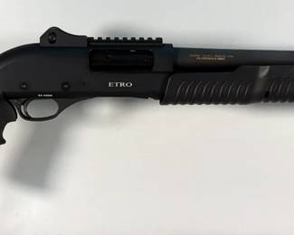 Etros Arms-Turkey / Academy LTD Etro Pump 12 ga Pump Action Shotgun SN# SA-62060, Adjustable Cheek Rest