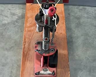 MEC 600 Jr Reloading Press, With 14 gr Powder And 1/2 oz Shot, Mounted On Board
