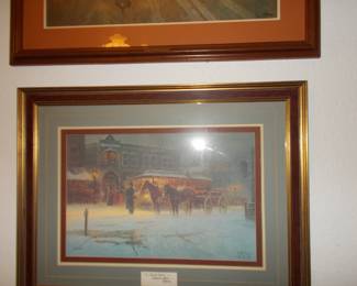 G Harvey   Card attached to owners   signed G Harvey