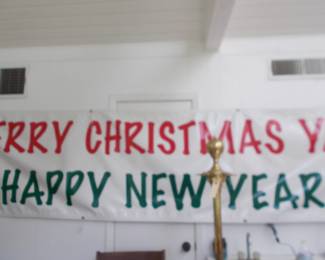 Large Christmas banner