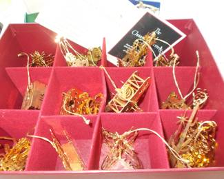 Franklin Mint Christmas ornament set