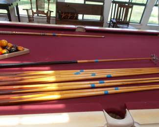 Pool sticks  Made in Canada