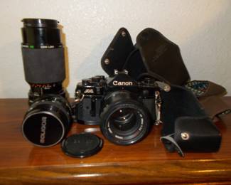 Canon camera and lens