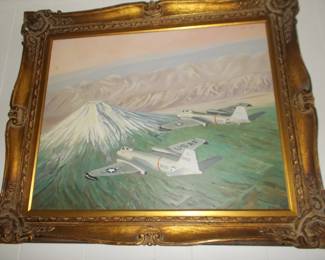 USAF framed art
