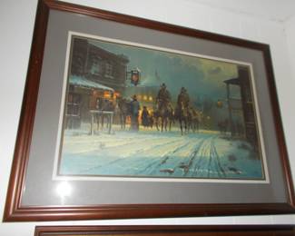 G Harvey "Independent Texans" 839/1250 signed and  numbered with certificate