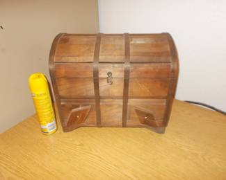 Decorative wooden chest