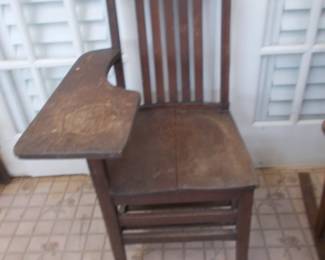 Antique school desk