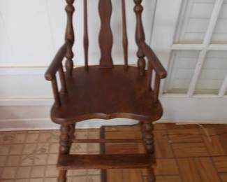 Antique high chair