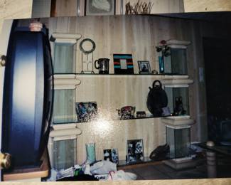 Vintage shelf set - this is a photo of it put together