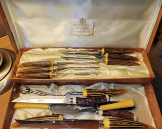 Sheffield vintage knife set
