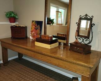 Antique farmhouse table