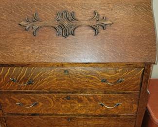 Drop down secretary desk