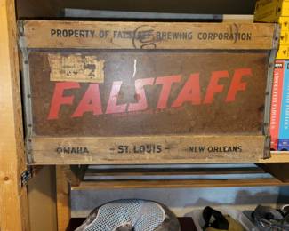 Vintage Falstaff crate