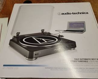 New audio-technica turntable