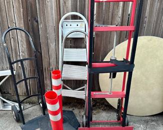Appliance Dolly ~ Traffic Cones ~ Step Stool
