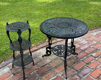 cast iron tables