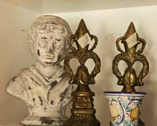 busts and finials