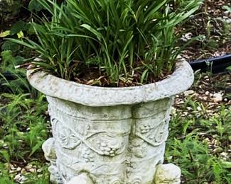 concrete pots
