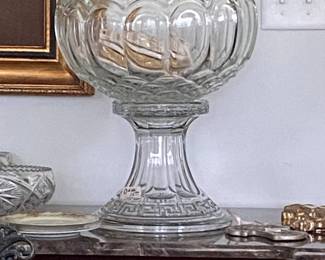 punch bowls on stands