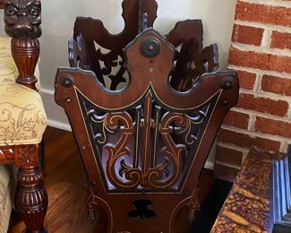 Canterbury rack for holding music