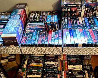 Lots Sets & VHS …many War related, James Bond Type, Westerns ETC