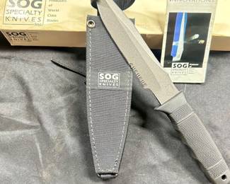 SOG Knife Navy Seal Tactical Combat Japan w/Box