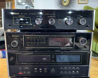 McIntosh Vintage Mid 80’s stereo  equipment 