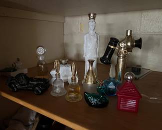 Various perfume bottles vintage Avon