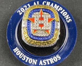 2021 Astros AL Champs Yuli Gurriel Ring, Official