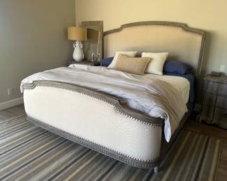 Hooker Corsica King Upholstery Shelter Bed