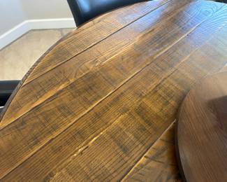 60" Round Pedestal Dining Table & Chairs