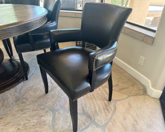 60" Round Pedestal Dining Table & Chairs