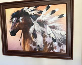 Feather Horse Art