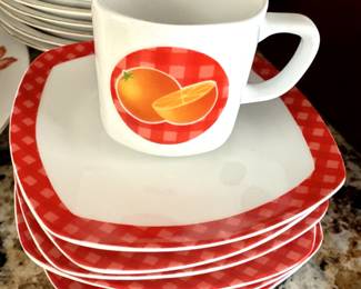 Amosfera Fancy Fruit Italian Espresso Set